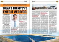 Solars Enerji Sistemleri A.Ş. Yönetim Kurulu Başkanı M.Sami TOPBAŞ, Yenigün Gazetesi 10'lar Dergisi-Konyanın Yıldızları sayısında,gelen soruları yanıtladı.